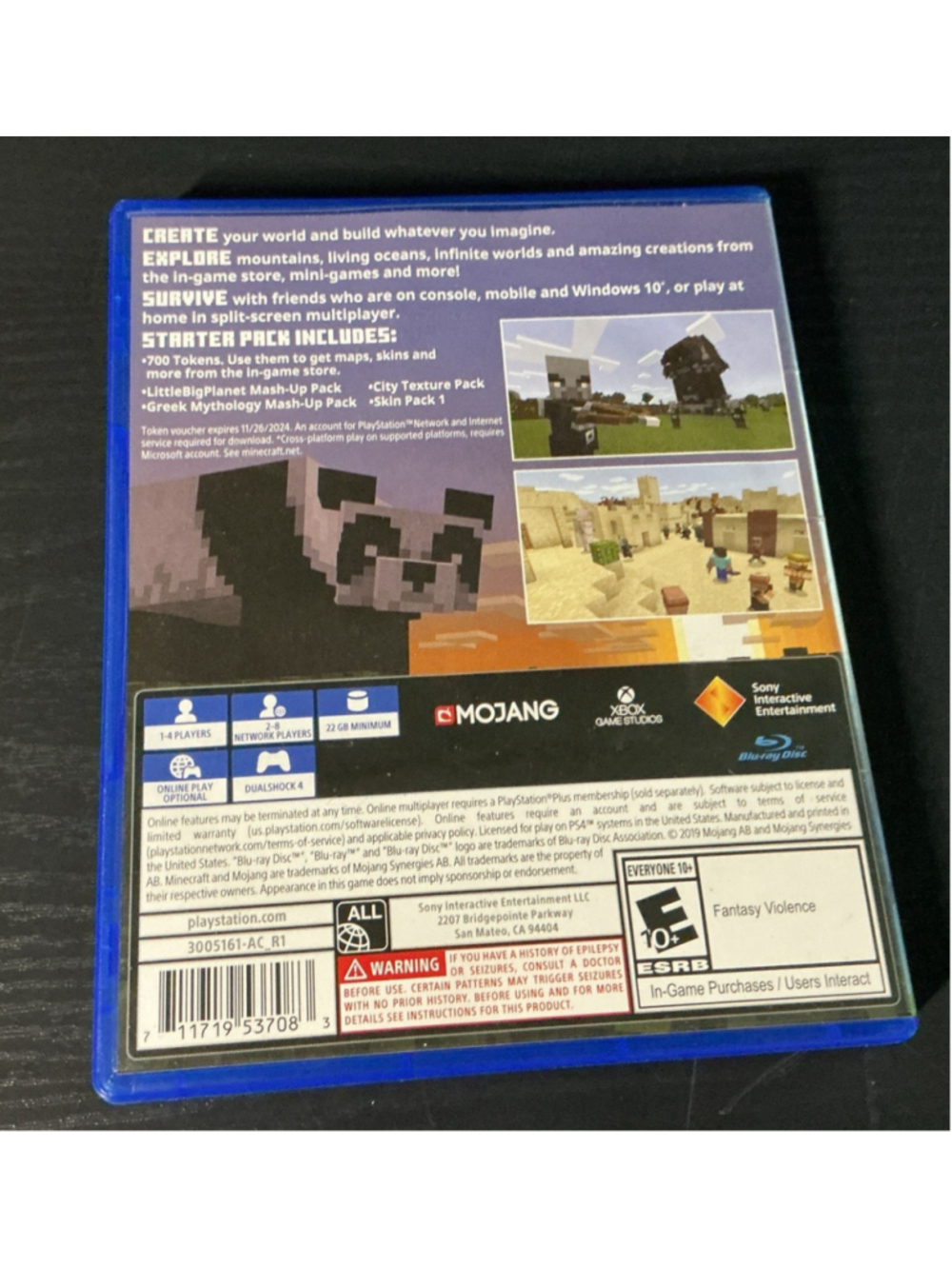 PS4 Minecraft – Complete w/ Case – Tested Working - Picture 2 of 4